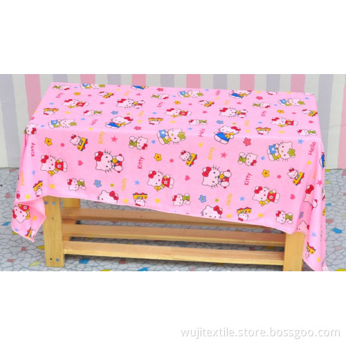 SGS Microfiber Hello Kitty Printed Bath Towel for Kids (WJ-CH1514)